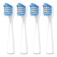 迪士尼（Disney）兒童電動(dòng)牙刷頭兒童牙刷1-3-6-12歲寶寶小孩替換頭軟毛 4支 白色