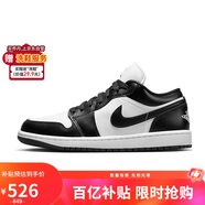 耐克NIKE休閑鞋女熊貓AJ 1喬丹JORDAN 1低幫運動鞋DC0774-101黑白36