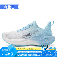 ONEMIX玩覓覓氧避震超輕運(yùn)動(dòng)跑步鞋柔彈網(wǎng)面男女鞋戶外慢跑鞋訓(xùn)練鞋 海鹽白 44