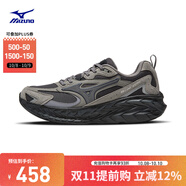 美津濃（MIZUNO）復古透氣輕量男女跑步鞋跑鞋運動(dòng)鞋 ASTRO LS 02/細條灰   37   