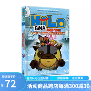 英文原版 Hilo Book 9: Gina and the Last City on Earth 希羅書系列 精裝 吉娜和世界上最后的城市 兒童全彩漫畫橋梁章節(jié)小說 綠山墻 .