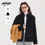 MJ STYLE舒棉絨外套女2025年冬季新款雙面絨加厚保暖潮流休閑開(kāi)衫毛毛上衣