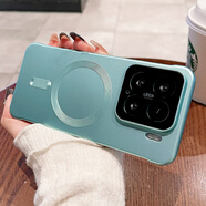 依云諾【自帶鏡頭膜】小米15SPro手機殼新款 超薄鏡頭無(wú)邊框全包磁吸保護套無(wú)線(xiàn)充電散熱高級裸機純色硬 自帶鏡頭膜+磁吸【雅川晴】半包金屬漆硬殼 小米15S Pro