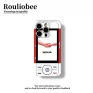 念立岸諾基亞手機(jī)殼蘋果16pro華為pura70NOKIA小靈通iPhone15Promax小米 光面精孔菲林硬殼-趣味電話機(jī)YKH iPhone16plus
