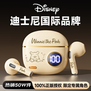 迪士尼（DISNEY）【爆賣(mài)50W+丨京選推薦】無(wú)線藍(lán)牙耳機(jī)半入耳式游戲音樂(lè)降噪跑步運(yùn)動(dòng)長(zhǎng)續(xù)航適用蘋(píng)果小米S190維尼
