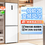 長虹（CHANGHONG）十字對開多門電冰箱家用一級能效風(fēng)冷無霜大容量嵌入式變頻節(jié)能超薄 401升大雙門【60CM寬+ADF抗菌】超薄零嵌入