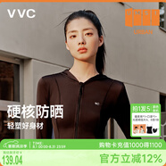 VVC防曬衣服女士修身冰絲涼感防紫外線城市輕戶外外套 時尚黑 L