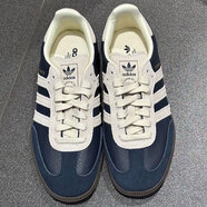 阿迪達(dá)斯 （adidas）三葉草男鞋女鞋2025夏季新款SAMBA OG復(fù)古德訓(xùn)鞋運(yùn)動(dòng)休閑板鞋 JI3217極光墨水藍(lán)/乳白Samba 43 (265mm)
