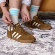adidas T頭鞋 VL COURT復(fù)古板鞋德訓(xùn)鞋男女阿迪達(dá)斯輕運(yùn)動   巖層青銅色/乳白色/黃色(推薦女生選小半碼)   38.5