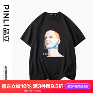 PINLI品立短袖T恤男 超值福袋 黑色GD222211379 XXL