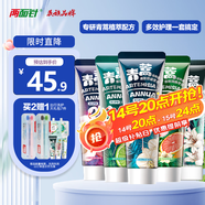 兩面針（LMZ）青蒿植物護齦牙膏 清新口氣 健白抗敏 5支600g 國貨老牌 家庭裝