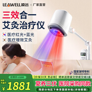 凌遠艾灸儀一體機醫(yī)用紅藍光治療儀婦科宮寒無煙家用美容院三伏天理療 AJ07a升級增效紅藍光艾灸儀【配艾餅3盒】