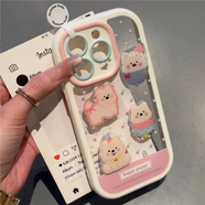 妙之選適用華為pura80pro手機殼西高地新款mate70透明硅膠mate60鏡頭全包50e卡通40pro感30pro情侶pro+保 【西高地】白色 華為 Pura 80 Pro