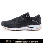 美津濃（MIZUNO）Rider24編織低幫跑步鞋男款黑色 39