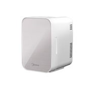 美的（Midea）迷你冰箱小冰箱小型家用戶外冷藏加熱宿舍出租房單門辦公室電冰箱省電玻璃面板DC-3D01MA
