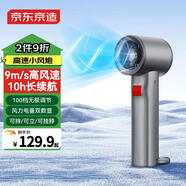 京東京造風(fēng)寶【100檔】高速手持小風(fēng)扇長(cháng)續航便攜式渦輪無(wú)刷電機電風(fēng)扇小型戶(hù)外炎熱降溫神器大風(fēng)力