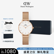 丹尼爾惠靈頓（DanielWellington）DW手表女 簡(jiǎn)約歐美表鋼帶石英女士手表節日禮物送女友DW00100219
