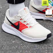 耐克（NIKE）男鞋2025夏季新款網(wǎng)面透氣輕便運動休閑鞋緩震耐磨低幫正品跑步鞋 【Flywire飛線】網(wǎng)面透氣/白紅 【升級泡棉】 44.5 鞋內(nèi)長285mm