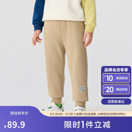 巴拉巴拉兒童長褲男女童加絨褲子2024秋冬束腳休閑褲親子百搭208424108227