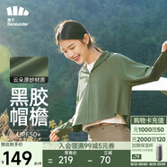 蕉下（beneunder）防曬衣女防曬服涼感披肩休閑戶外湖茶綠S