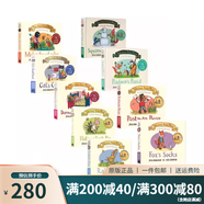 橡樹林故事集9冊紙板翻翻書 英文原版繪本 Tales from Acorn Wood 咕嚕牛作者Julia Donaldson朱莉婭唐納森兒童啟蒙認(rèn)知圖畫故事書 綠山墻