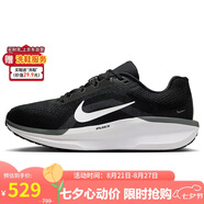 NIKE跑步鞋男子緩震WINFLO 11運動(dòng)鞋FJ9509-001黑白42.5