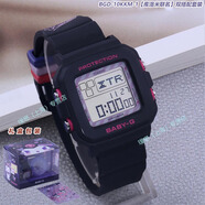 卡西歐BA110 BABYG馬卡龍彩虹色防水運動(dòng)學(xué)生手表女 BA-110 BGD10 BGD-10KKM-1庫洛米聯(lián)名