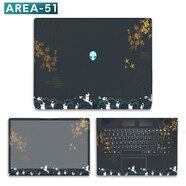 咔咔魚外星人AREA-51貼紙16/18英寸Alienware游戲筆記本電腦機身鍵盤屏幕保護(hù)貼膜 款式7 A面