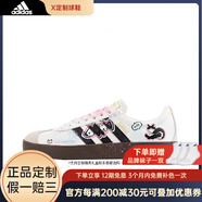 阿迪達(dá)斯（adidas）球鞋定制 VL Court 彩虹甜美小熊時(shí)尚百搭男女同款低幫板鞋 粉白黑貓警長(zhǎng) 定制款 不退不換 35.5 支持鑒定 假一賠三