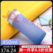 MiGo促便攜玻璃杯女耐熱防摔水杯拎手繩ins可愛隨手杯茶水保溫杯 450ml水露