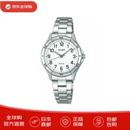 精工（SEIKO）手表學(xué)生職場(chǎng)情侶表ALBA系列 防水輕便腕表 日本直郵 01號（白色） - 33mm -