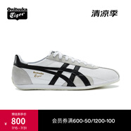 Onitsuka Tiger鬼塚虎男鞋 慢跑鞋透氣輕便男女款運動休閑鞋RUNSPARK 白色/黑色（1183B480-105） 37