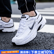耐克（NIKE）官方 艦店男鞋 25夏新款運(yùn)動(dòng)鞋輕便透氣慢跑鞋時(shí)尚潮流休閑鞋子男 394055-100【黑白】【偏小】 42 （內(nèi)長(zhǎng)265mm）