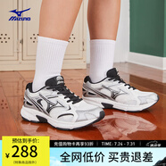 美津濃（MIZUNO）【SPEED 2K】千禧復(fù)古跑鞋男女同款運動鞋緩震舒適透氣跑步鞋 09/銀黑 41 (265mm)