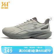 361度男鞋運(yùn)動(dòng)鞋秋季新款361度男常規(guī)跑鞋 循環(huán)灰/石墨灰 43