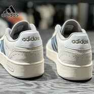 阿迪達(dá)斯 （adidas）官方板鞋男鞋女鞋25新款灰色三條紋低幫運(yùn)動(dòng)休閑鞋情侶款百搭板鞋 JH8812/灰白色/小鋸齒 37 【建議腳長(zhǎng)23厘米】 