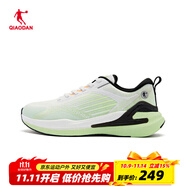 喬丹（QIAODAN）無境5SE跑步鞋男2025秋季透氣緩震防滑運動鞋BM13240210 喬丹白/鷗青色 40