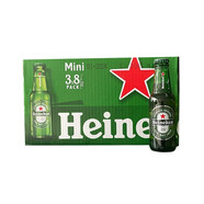 喜力進口啤酒喜力迷你mini150ml*24意大利版隨機發(fā)貨瓶整箱裝京東快遞 意大利進口