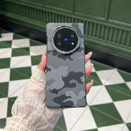 亮多科適用vivoxfold5手機殼超薄磨砂VIVO X Fold3 Pro外殼碳纖維紋防摔xfold5保護套折疊屏高級感5G男女 【銀灰迷彩】碳纖維紋理*超薄質(zhì)感 vivoxfold5
