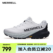 邁樂（Merrell）戶外男女款A(yù)GILITY越野跑鞋抓地減震輕量舒適防滑耐磨潮流越野鞋 J068333白黑AGPK-5（男） 43