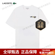 LACOSTETH7363-98春夏新款男士休閑圓領(lǐng)短袖T恤 001 白色 L 5