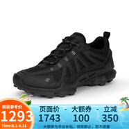 愛步（ECCO）男透氣網(wǎng)面運(yùn)動(dòng)鞋緩震耐磨跑鞋 健步C 803224 51052-黑色 39