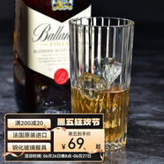 DURALEX多萊斯法國(guó)進(jìn)口鋼化玻璃杯酒杯威士忌洋酒杯子威士忌水晶杯啤酒杯 透明玻璃杯4只【305ml】