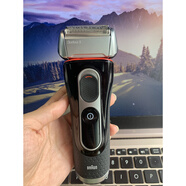 博朗（BRAUN）剃須刀5系5030s5147s男士電動往復式水洗刮胡刀便攜男友尾貨機【品質家電】 博朗5系黑紅邊剃須刀一套銀頭