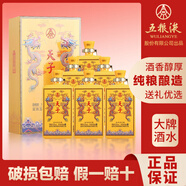 五糧液股份出品 天子系列 52度濃香型白酒 純糧食酒商務宴請佳節(jié)送禮 52度 500mL 6瓶 真龍?zhí)熳觽髌?
                                         title=