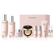 歐蕙（OHUI）套裝歐惠時光菁純水乳套盒海洋水庫逆時空塑顏修護水乳禮盒抗皺 歐蕙奇跡水分水乳霜9件套帶氣墊