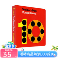 英文原版 Ten Black Dots 紙板書 十個小黑點 吳敏蘭繪本123 數(shù)字詞匯想象力培養(yǎng) 名家Donald Crews