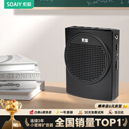 索愛（soaiy）S628B便攜式藍(lán)牙小蜜蜂擴(kuò)音器教師專用麥克風(fēng)戶外導(dǎo)游導(dǎo)購插卡錄音播放藍(lán)牙音箱 睿智黑