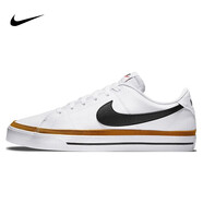 耐克NIKE板鞋男經(jīng)典緩震COURT LEGACY運動(dòng)鞋DH3162-100白40.5