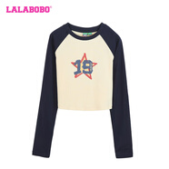 拉拉波波（LALABOBO）LALABOBO T恤女|CBDA-WSDT12 米色 S